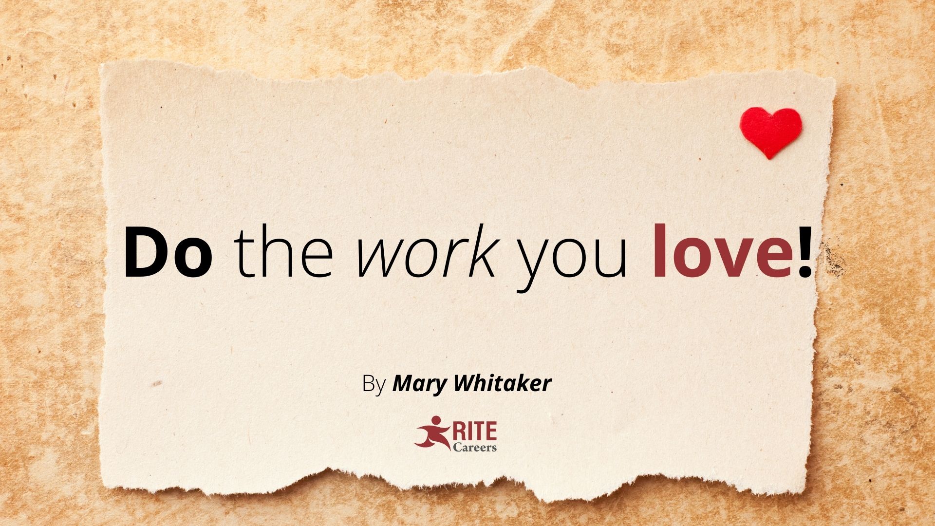 do the work you love do the work you love